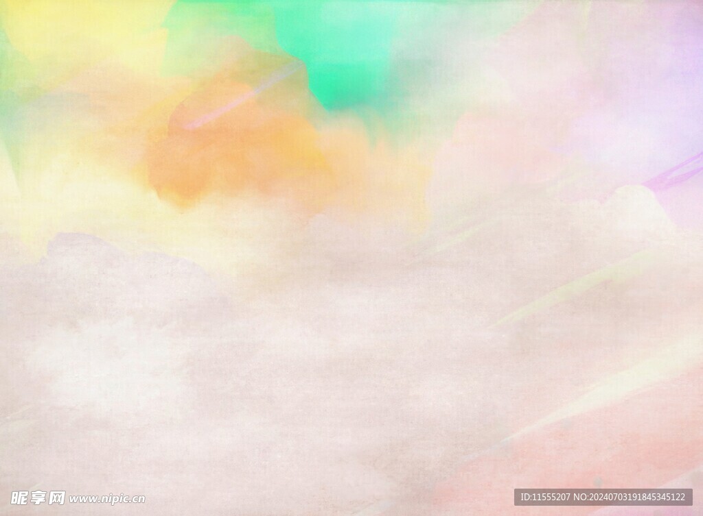 创意水彩抽象艺术画水彩晕染
