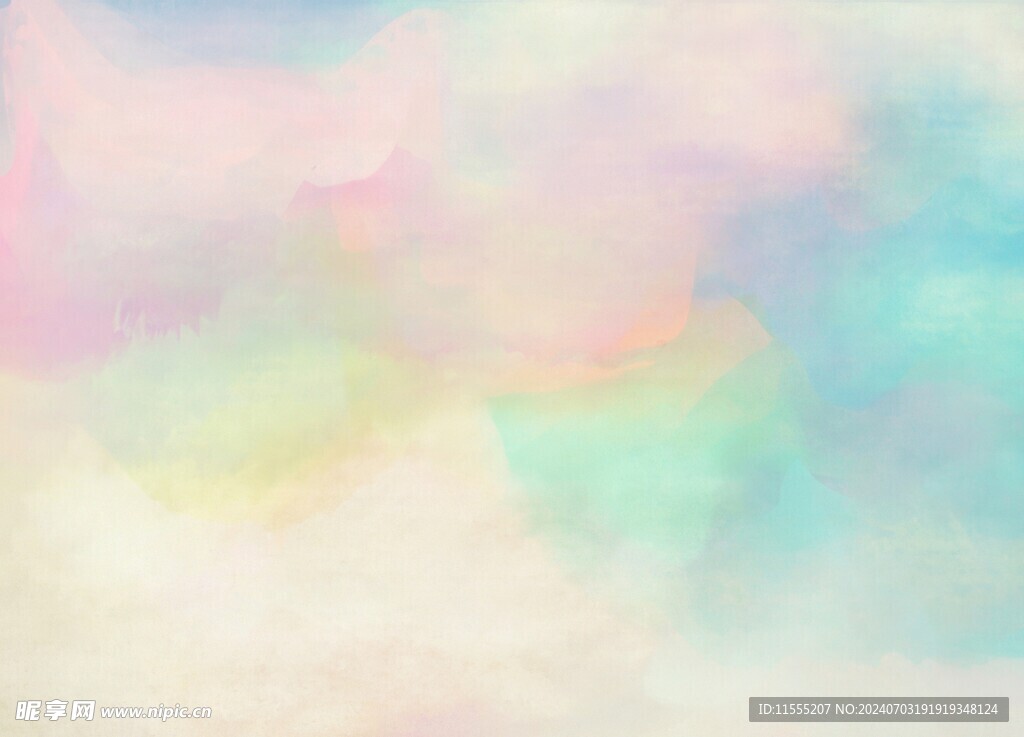 创意水彩抽象艺术画水彩晕染