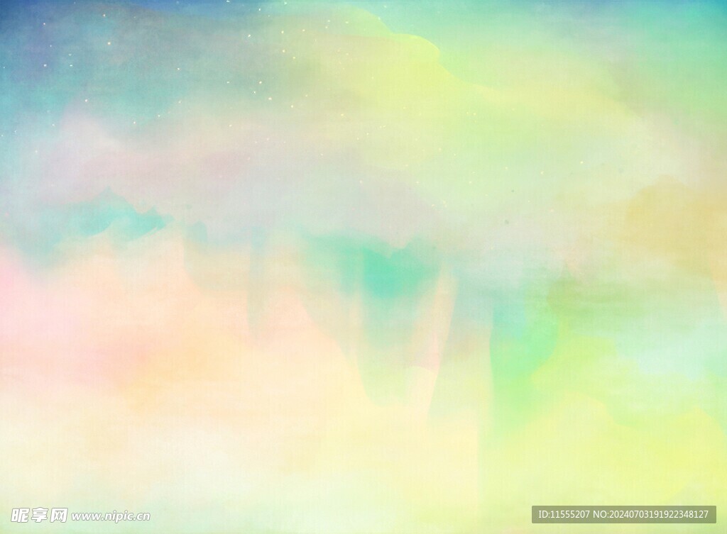 创意水彩抽象艺术画水彩晕染