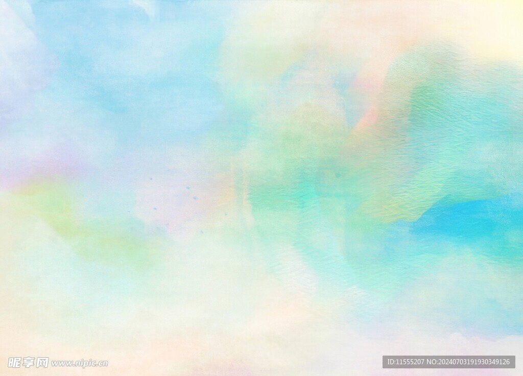 创意水彩抽象艺术画水彩晕染