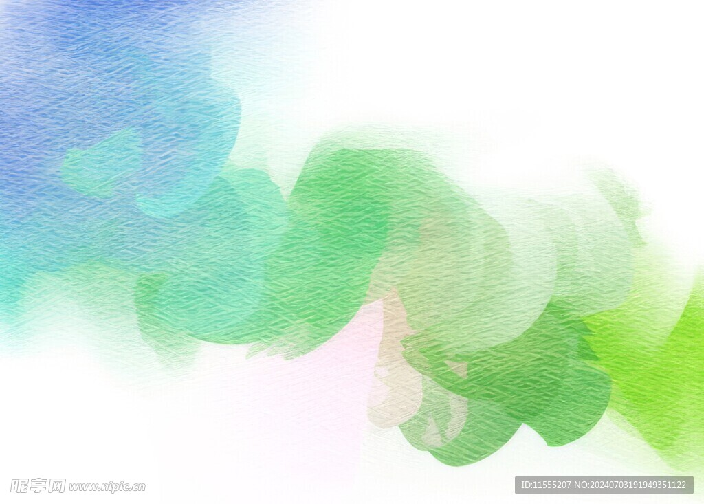 创意水彩抽象艺术画水彩晕染