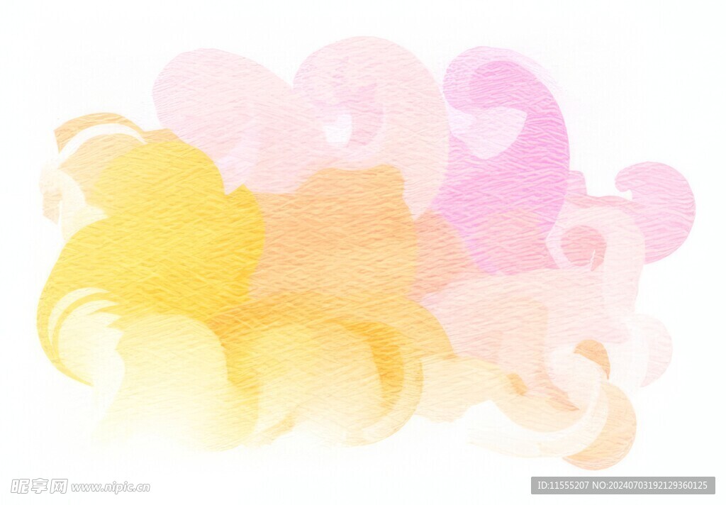 创意水彩抽象艺术画水彩晕染