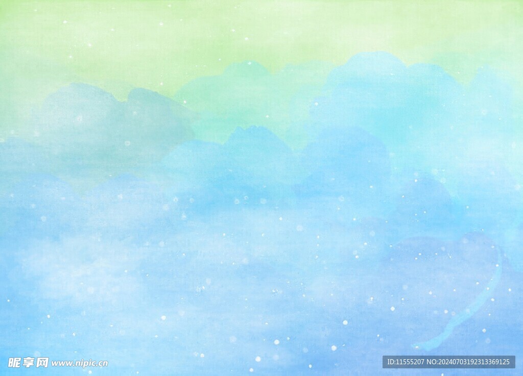 创意水彩抽象艺术画水彩晕染