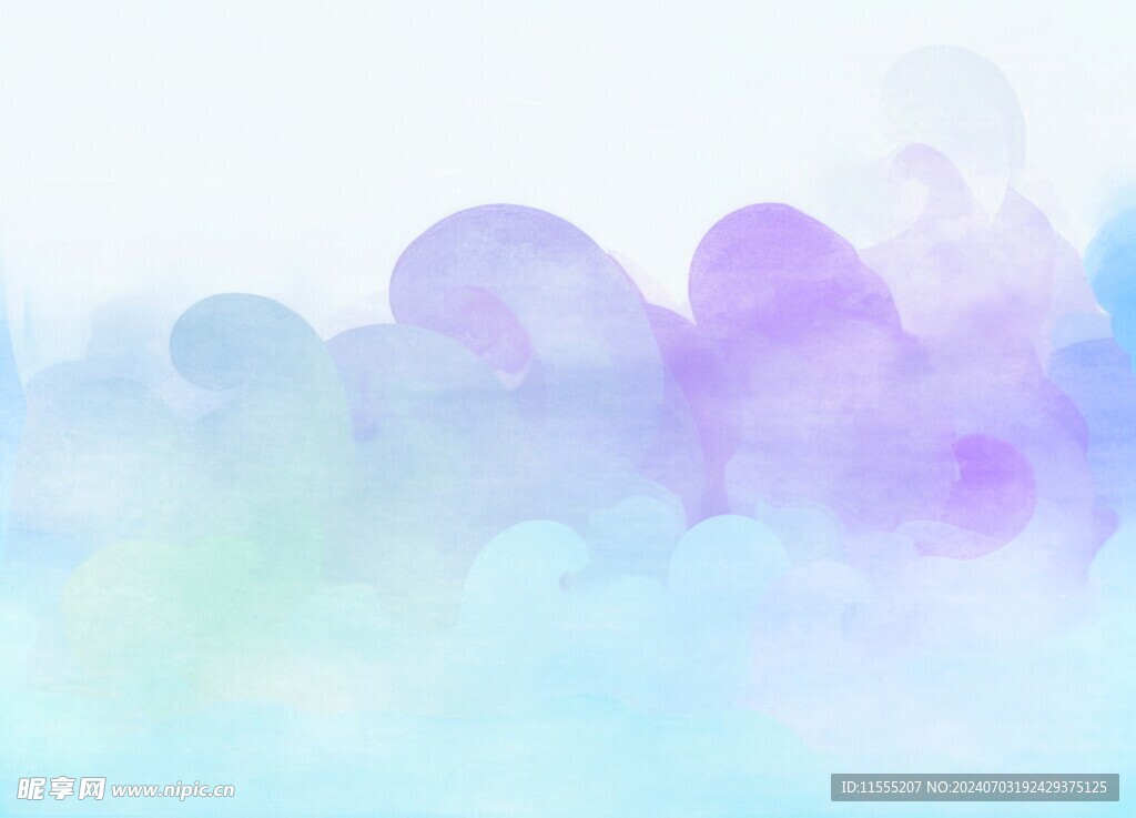 创意水彩抽象艺术画水彩晕染