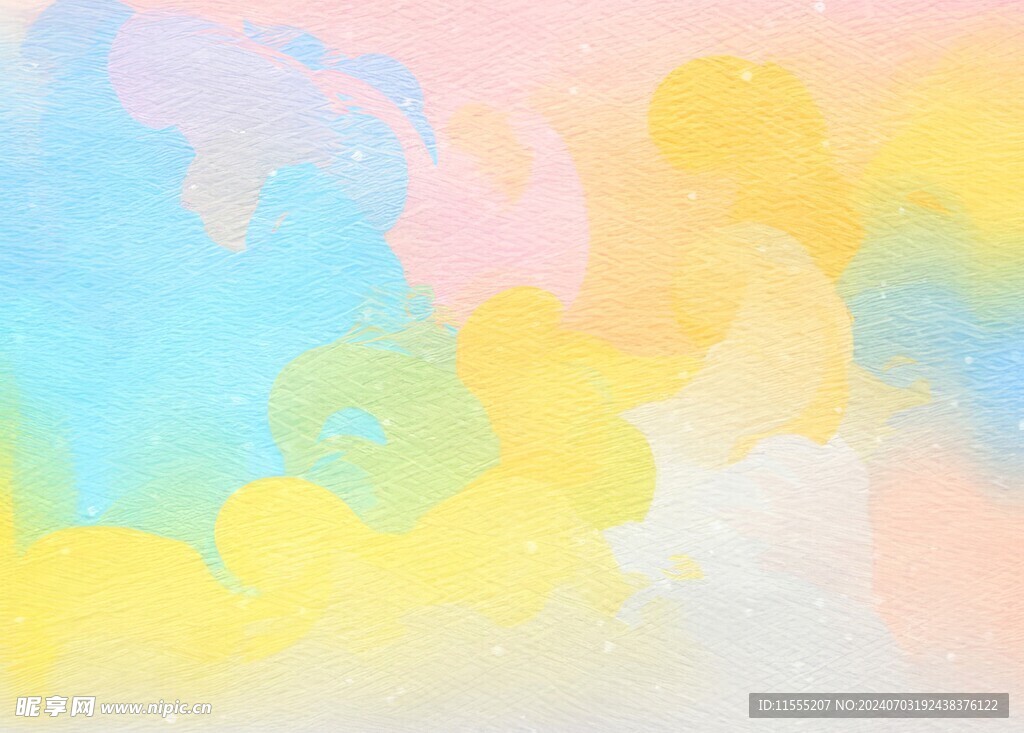 创意水彩抽象艺术画水彩晕染