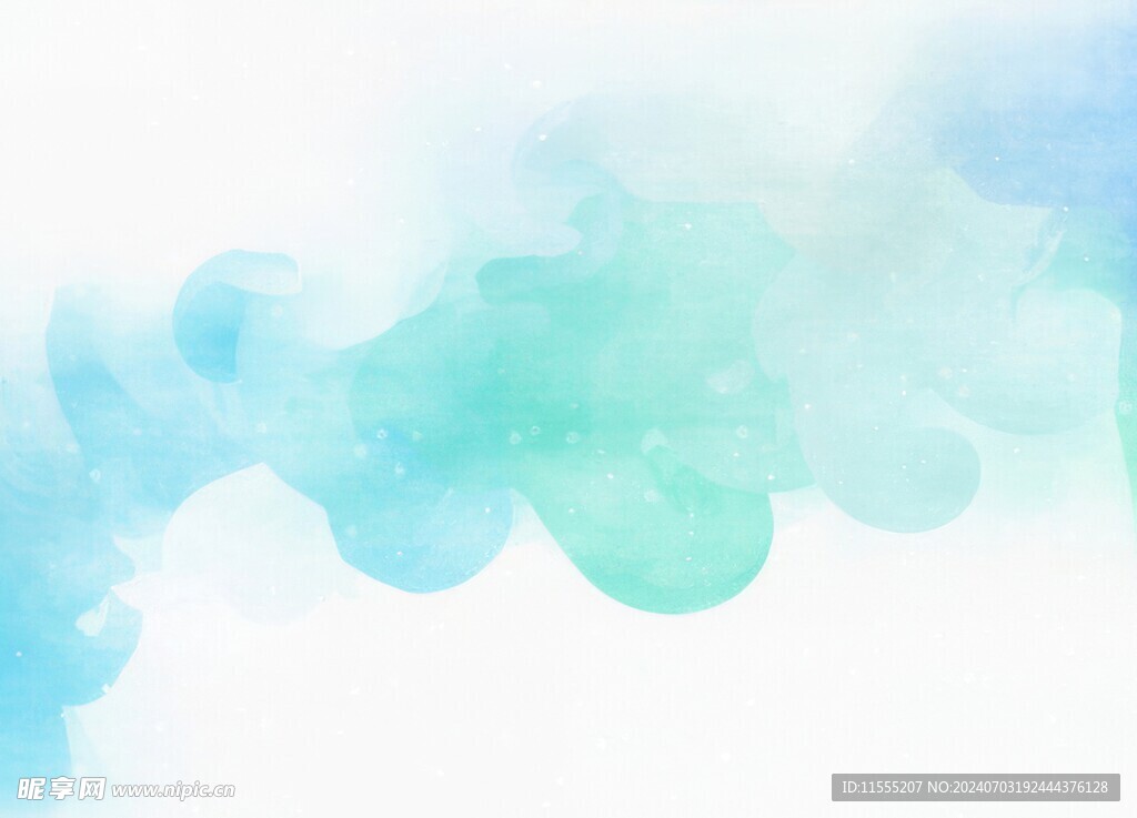 创意水彩抽象艺术画水彩晕染