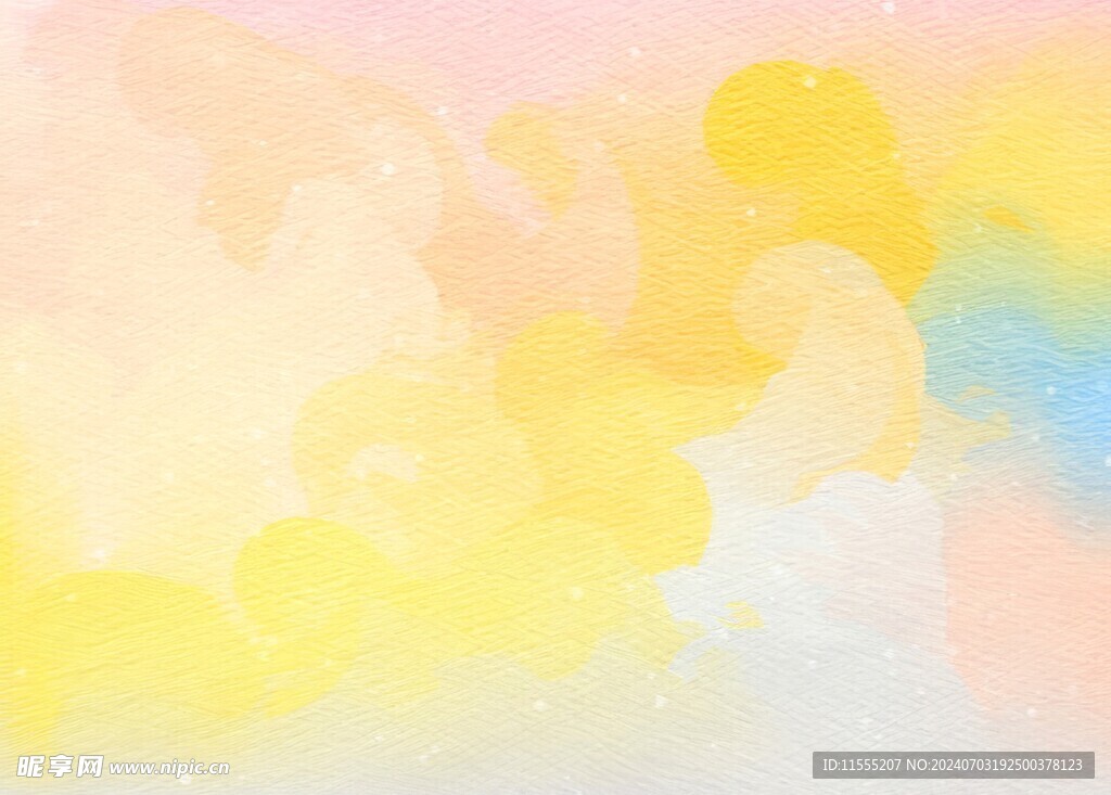 创意水彩抽象艺术画水彩晕染