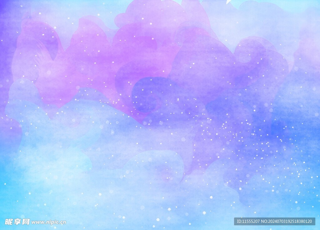 创意水彩抽象艺术画水彩晕染