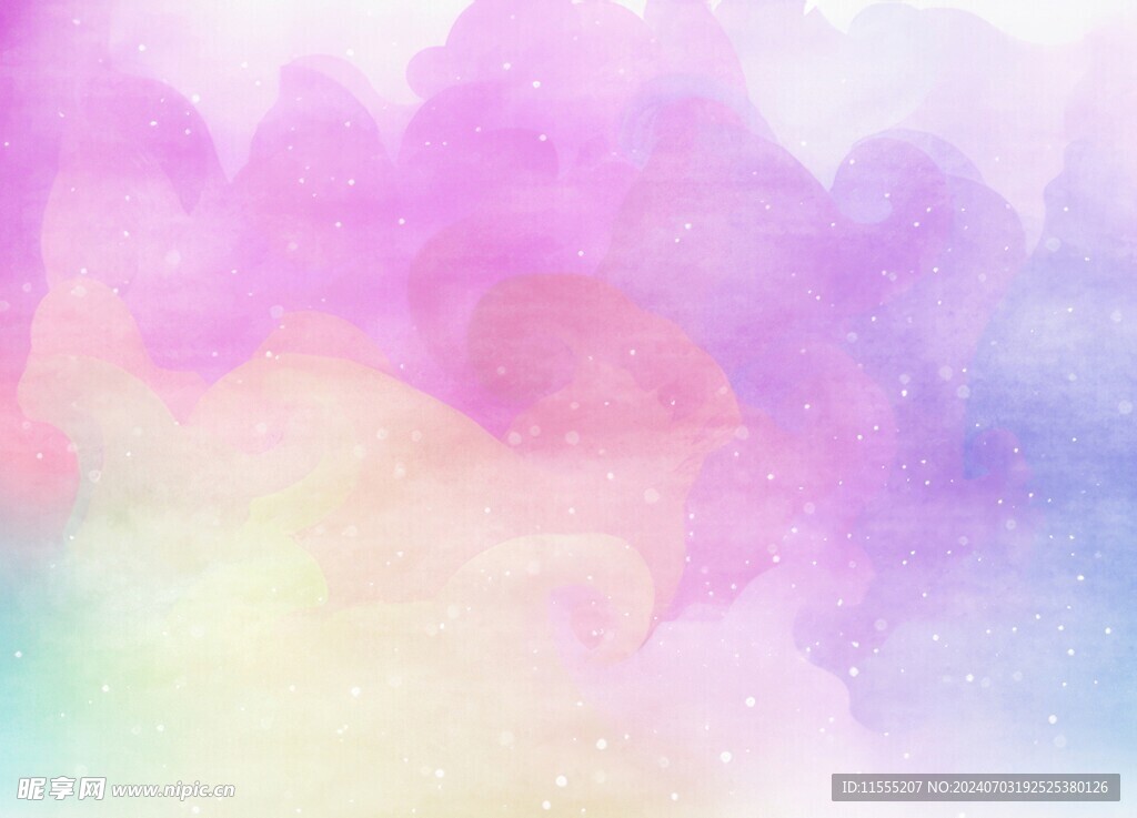 创意水彩抽象艺术画水彩晕染