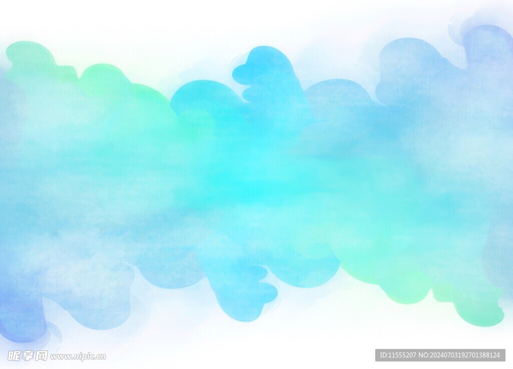 创意水彩抽象艺术画水彩晕染