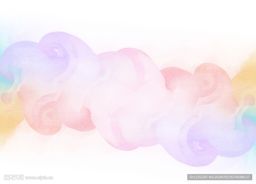 创意水彩抽象艺术画水彩晕染