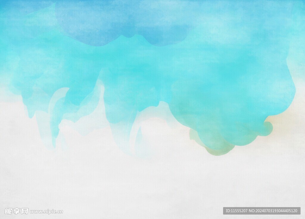 创意水彩抽象艺术画水彩晕染