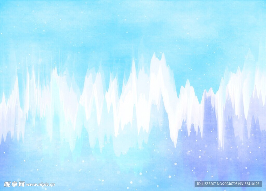创意水彩抽象艺术画水彩晕染