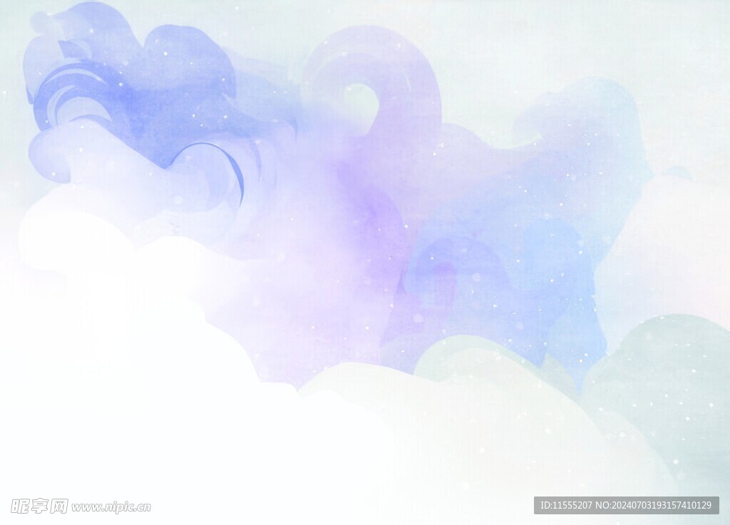 创意水彩抽象艺术画水彩晕染