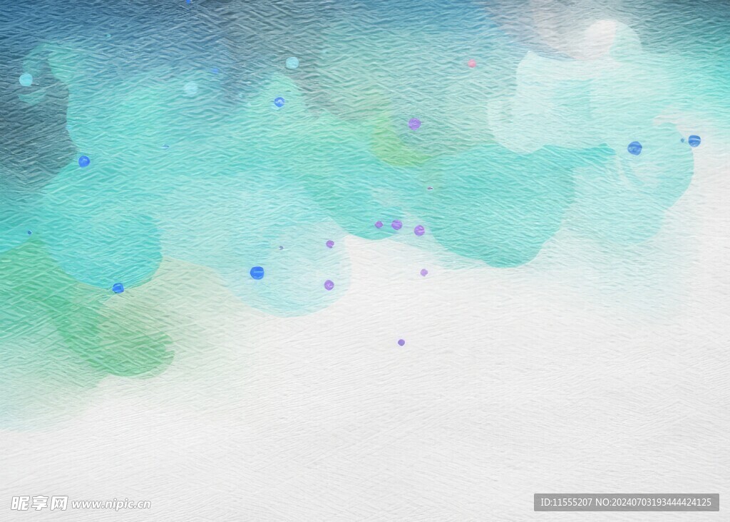 创意水彩抽象艺术画水彩晕染