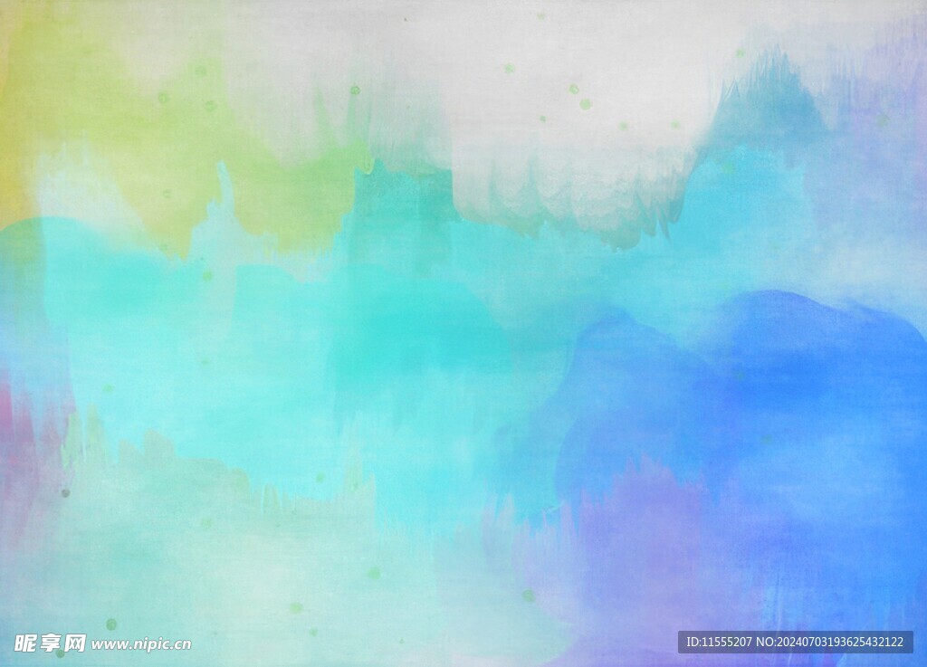 创意水彩抽象艺术画水彩晕染