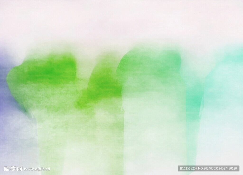 创意水彩抽象艺术画水彩晕染
