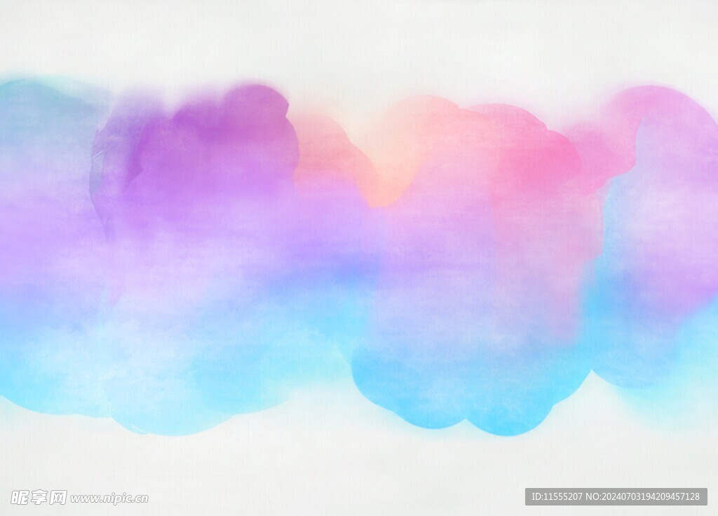 创意水彩抽象艺术画水彩晕染