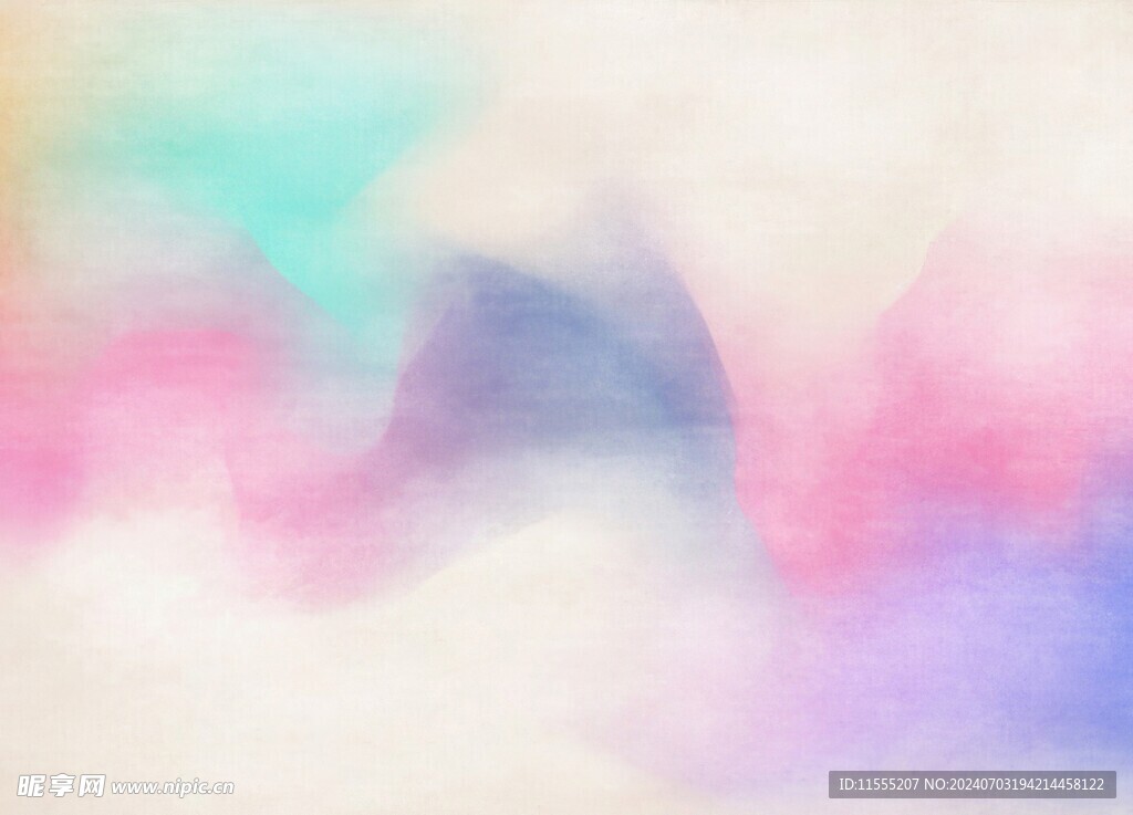创意水彩抽象艺术画水彩晕染