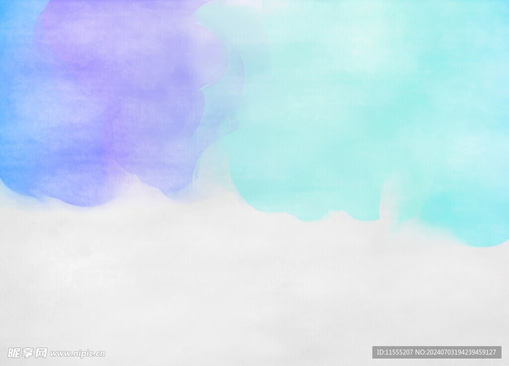 创意水彩抽象艺术画水彩晕染