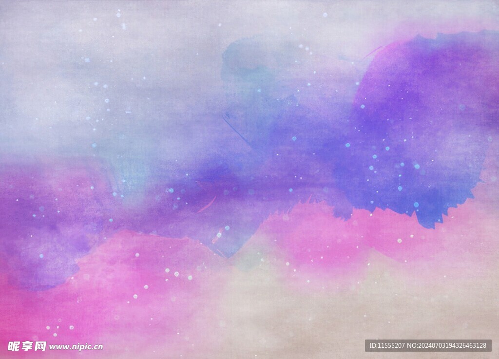 创意水彩抽象艺术画水彩晕染