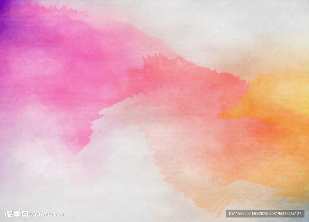 创意水彩抽象艺术画水彩晕染