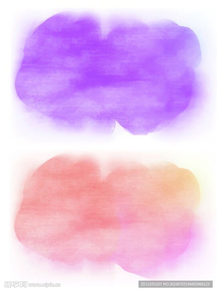 创意水彩抽象艺术画水彩晕染