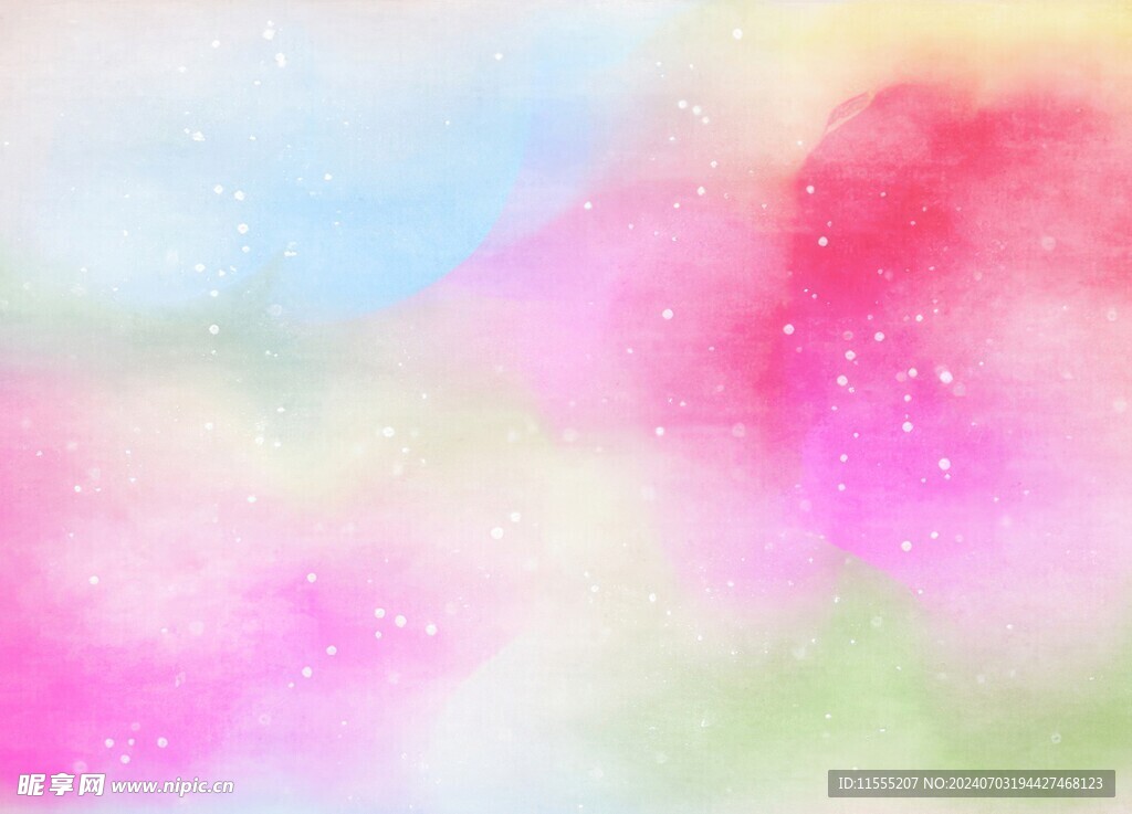 创意水彩抽象艺术画水彩晕染