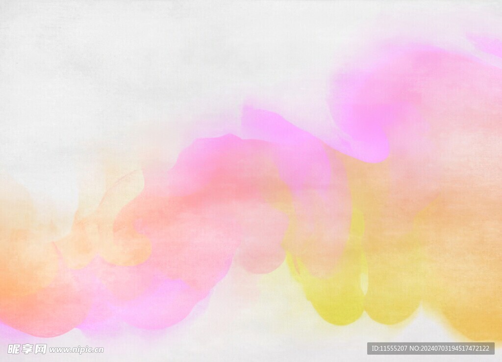 创意水彩抽象艺术画水彩晕染