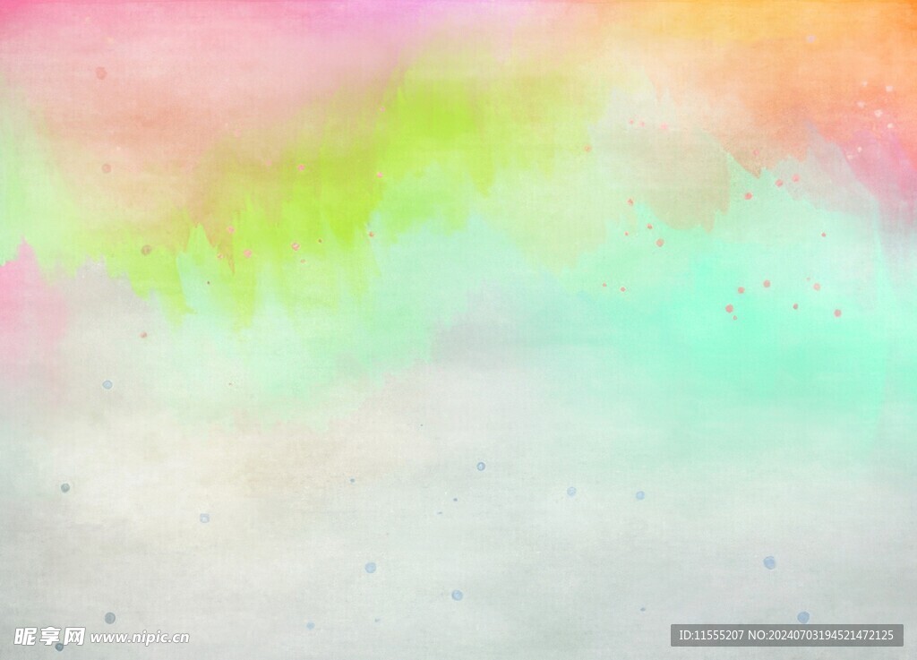 创意水彩抽象艺术画水彩晕染