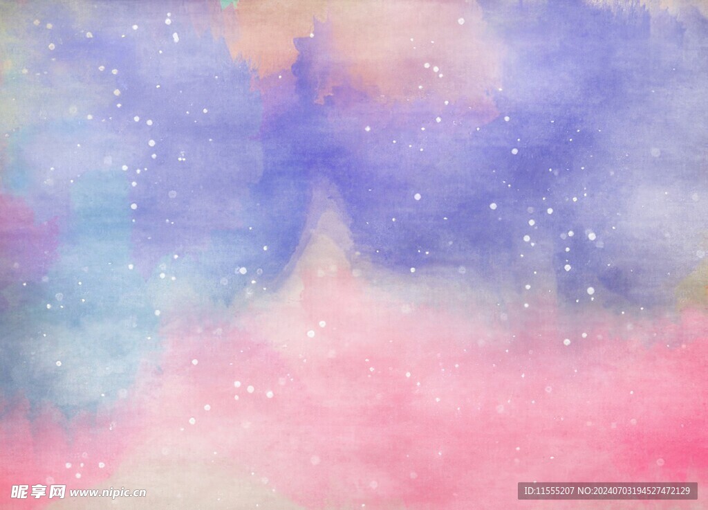 创意水彩抽象艺术画水彩晕染