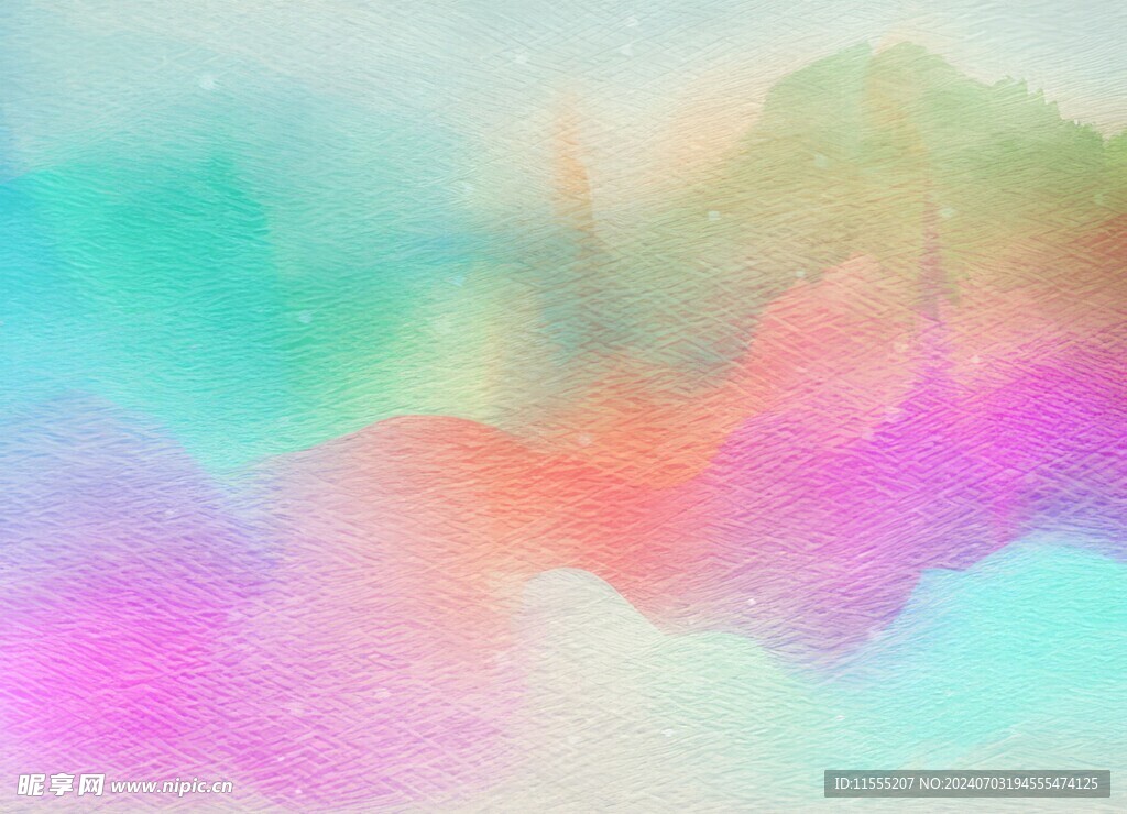 创意水彩抽象艺术画水彩晕染