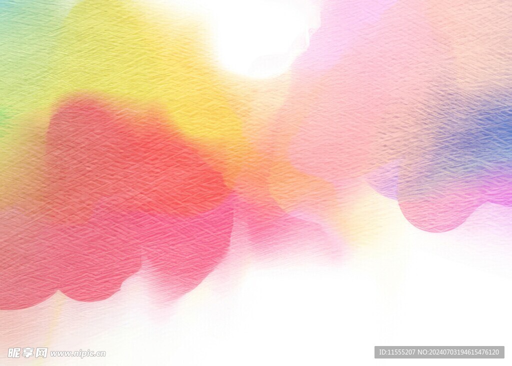 创意水彩抽象艺术画水彩晕染