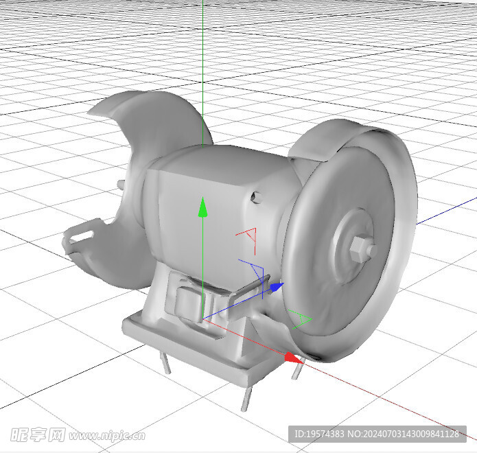 C4D模型 切割机