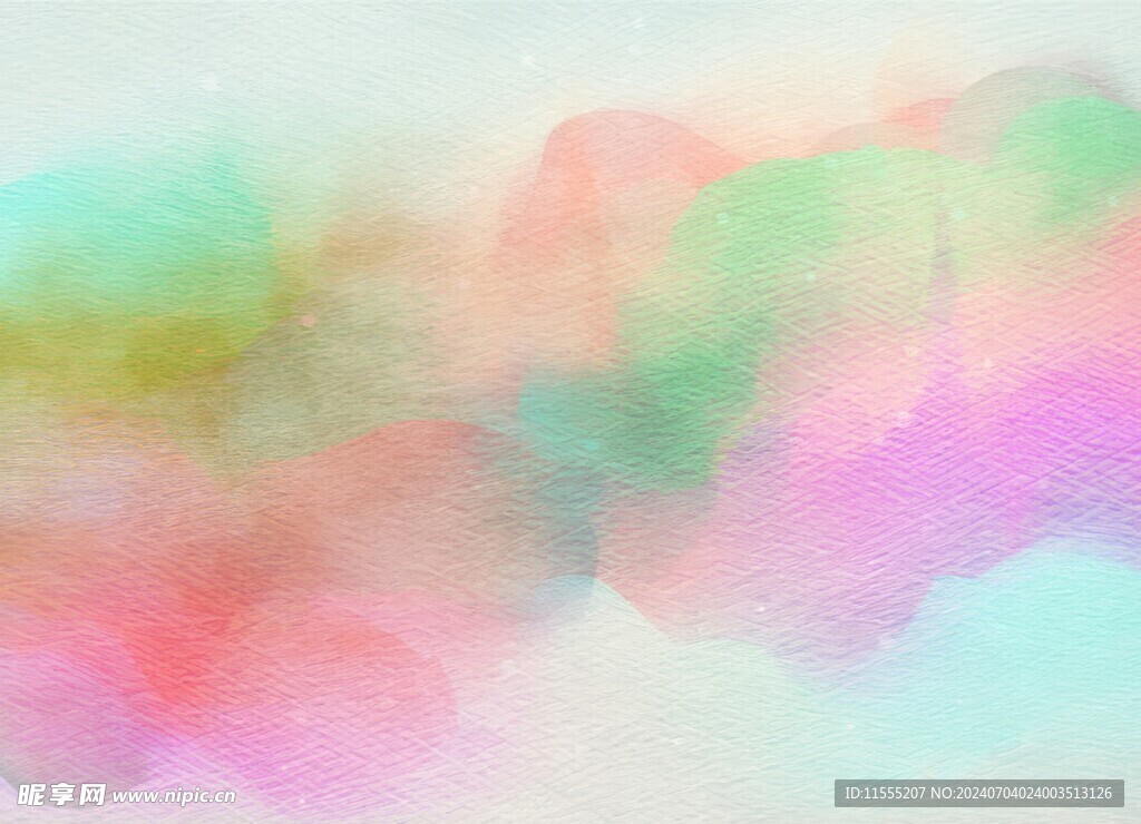创意水彩抽象艺术画水彩晕染