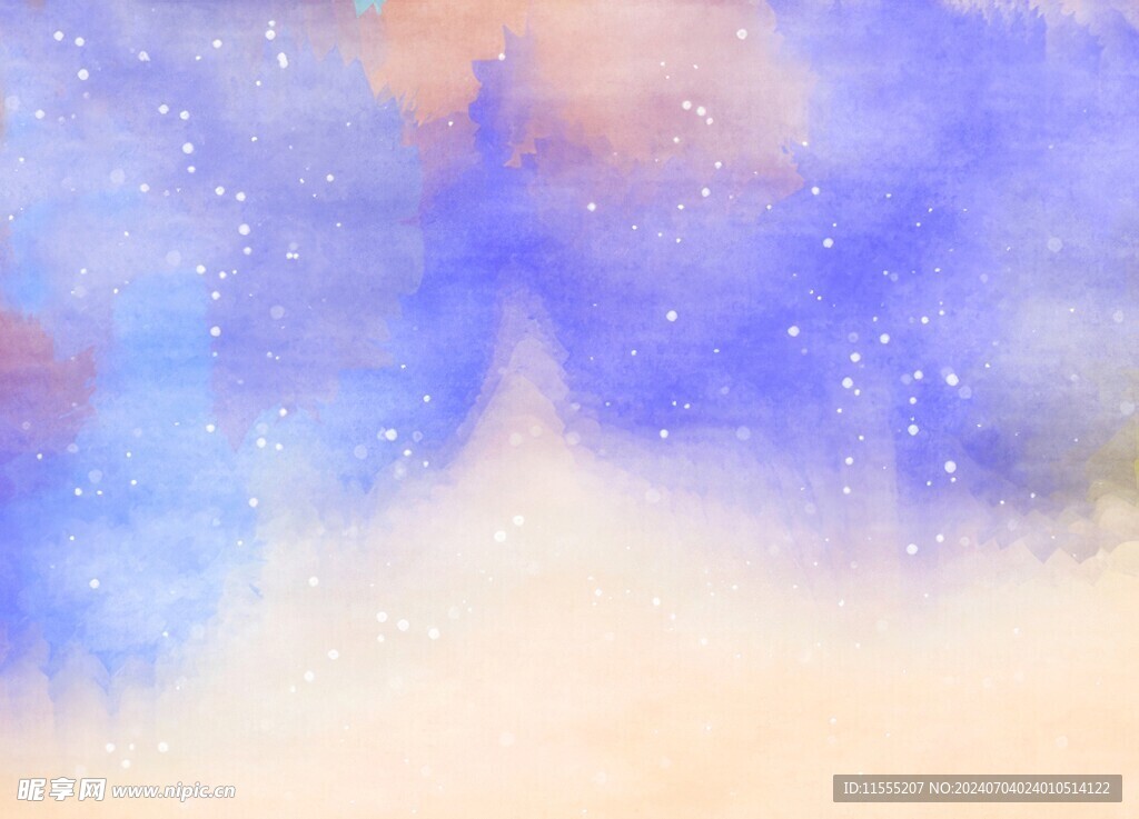创意水彩抽象艺术画水彩晕染