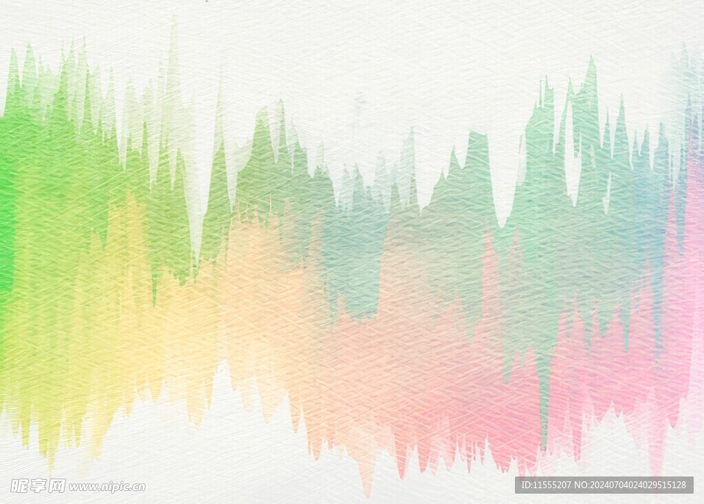 创意水彩抽象艺术画水彩晕染