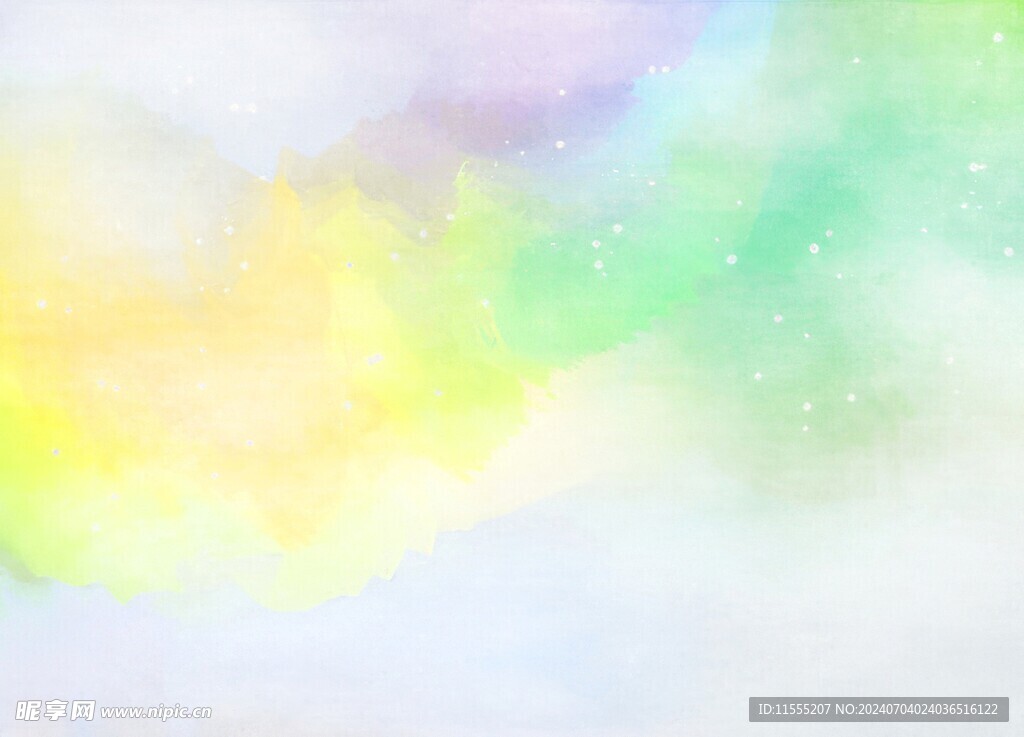 创意水彩抽象艺术画水彩晕染
