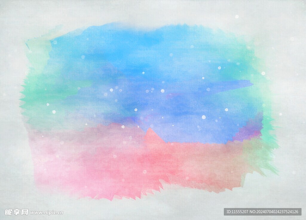 创意水彩抽象艺术画水彩晕染