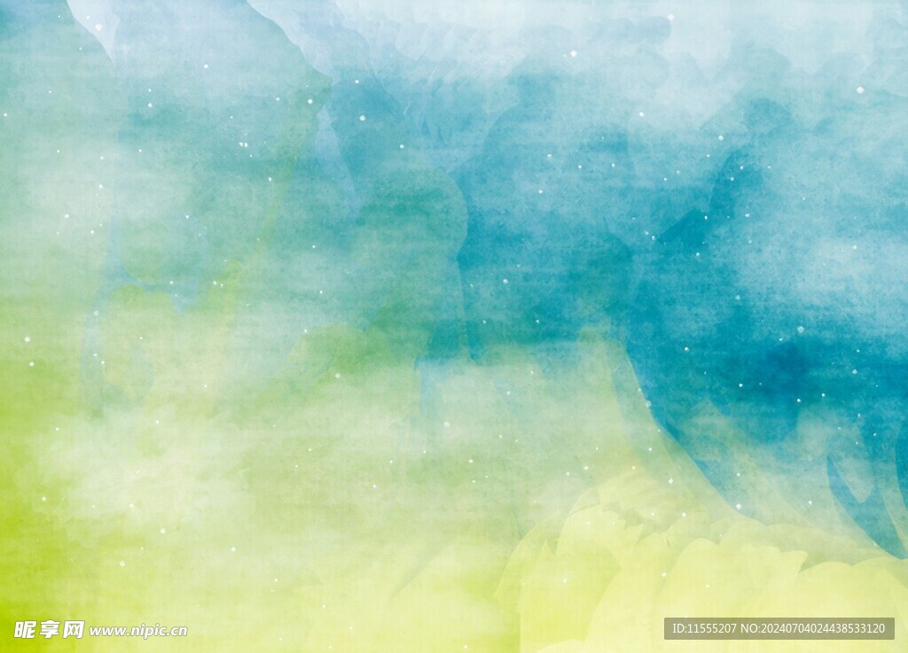 创意水彩抽象艺术画水彩晕染
