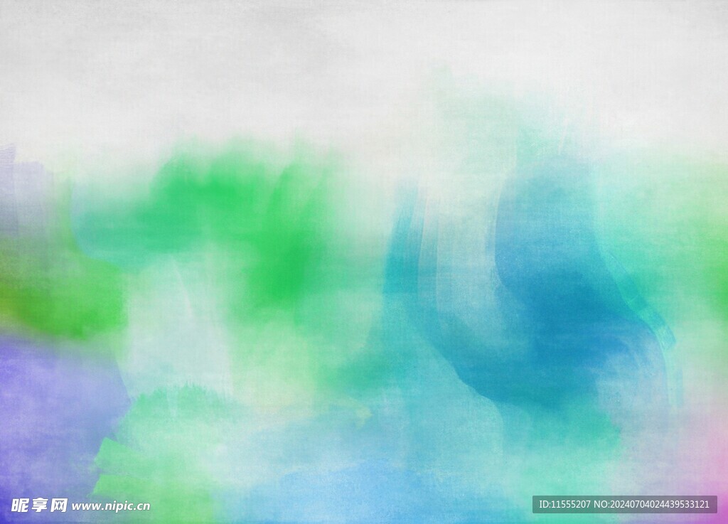 创意水彩抽象艺术画水彩晕染