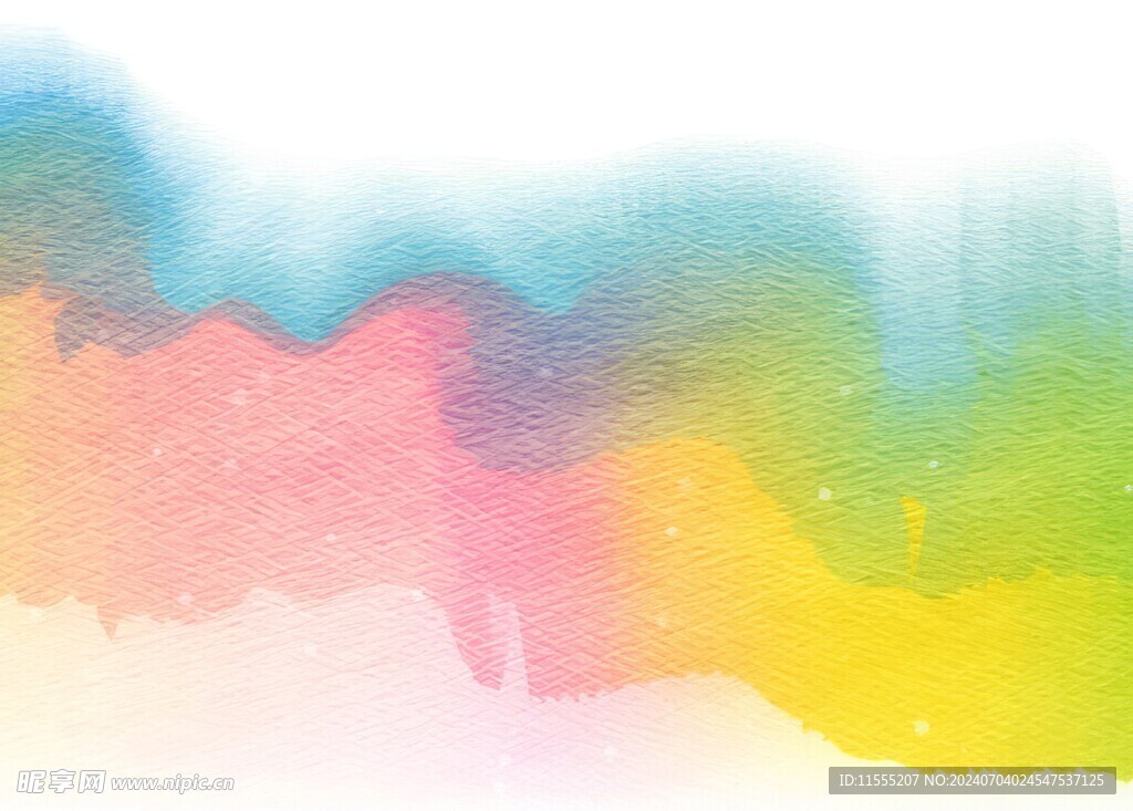 创意水彩抽象艺术画水彩晕染
