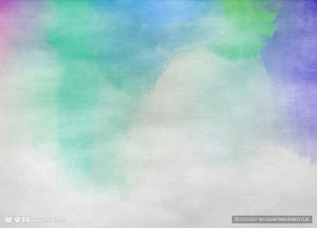 创意水彩抽象艺术画水彩晕染