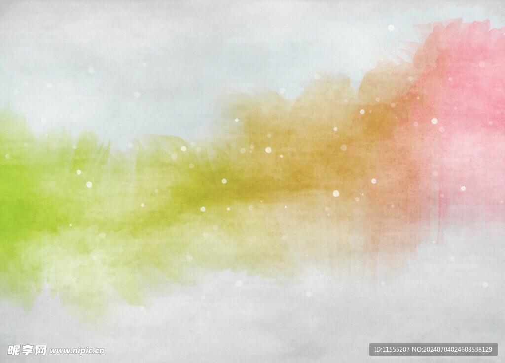 创意水彩抽象艺术画水彩晕染