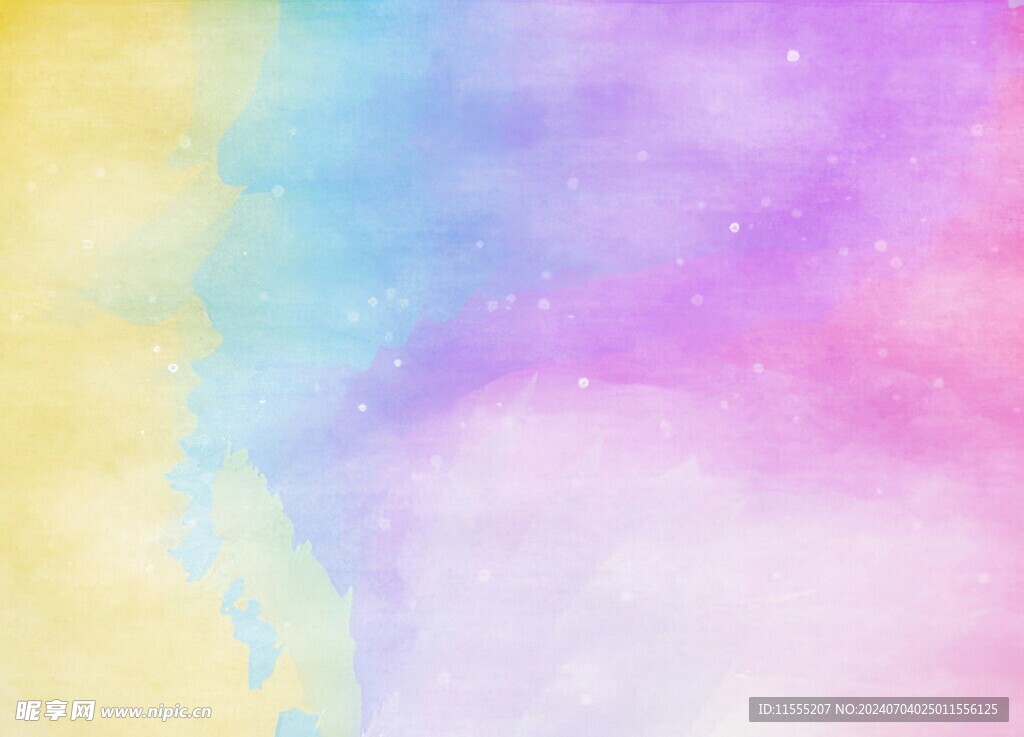 创意水彩抽象艺术画水彩晕染