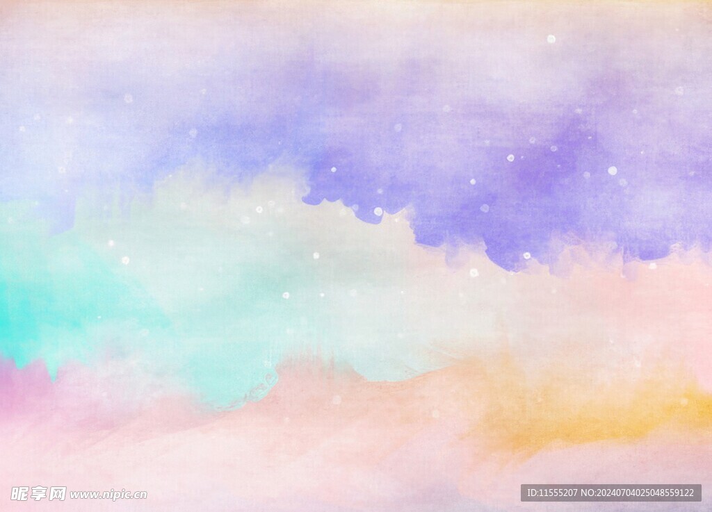 创意水彩抽象艺术画水彩晕染