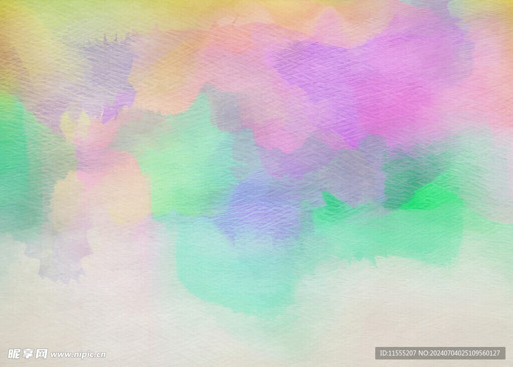 创意水彩抽象艺术画水彩晕染