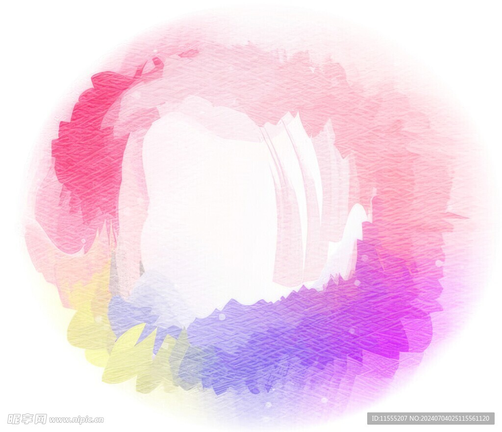 创意水彩抽象艺术画水彩晕染