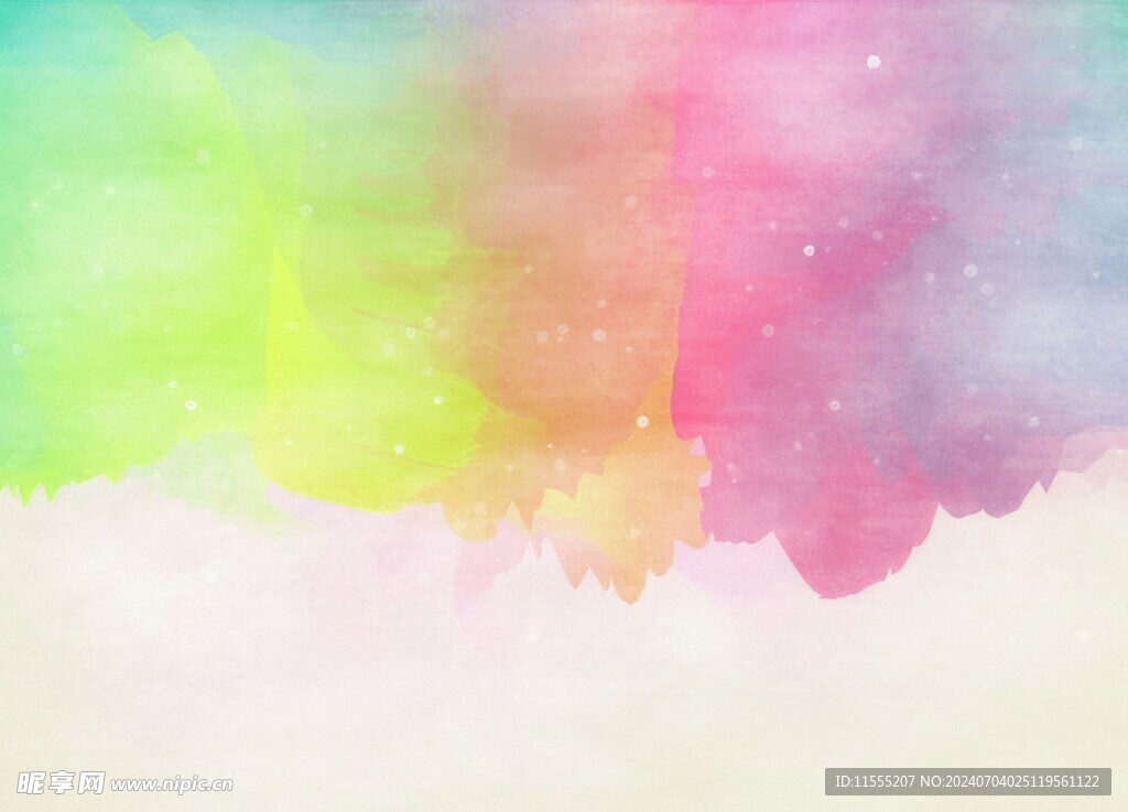 创意水彩抽象艺术画水彩晕染