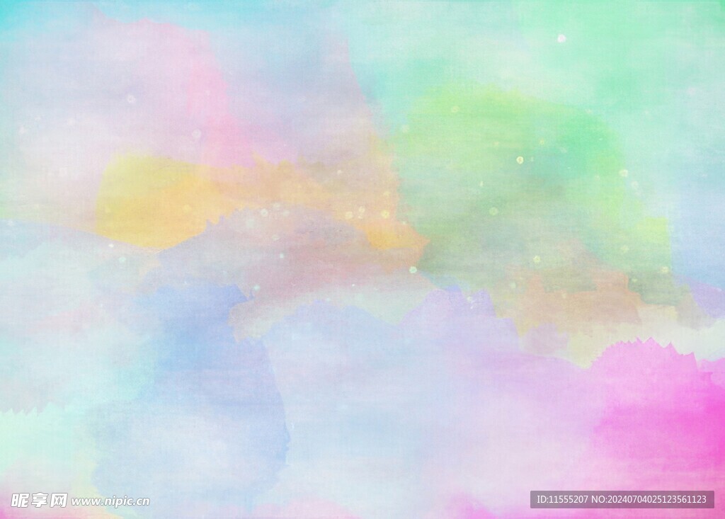 创意水彩抽象艺术画水彩晕染